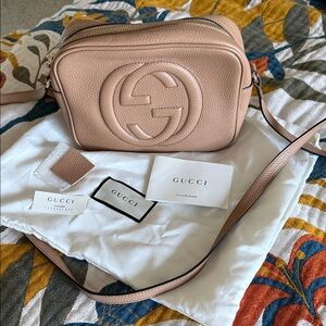 Gucci Rose blush SoHo disco  Crossbody Bag